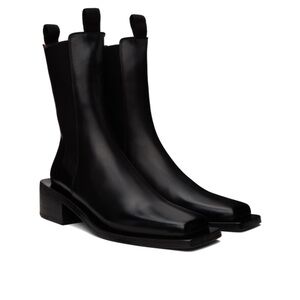 MARSÈLL Pannello Chelsea Leather Boots Black Women’s Size 39